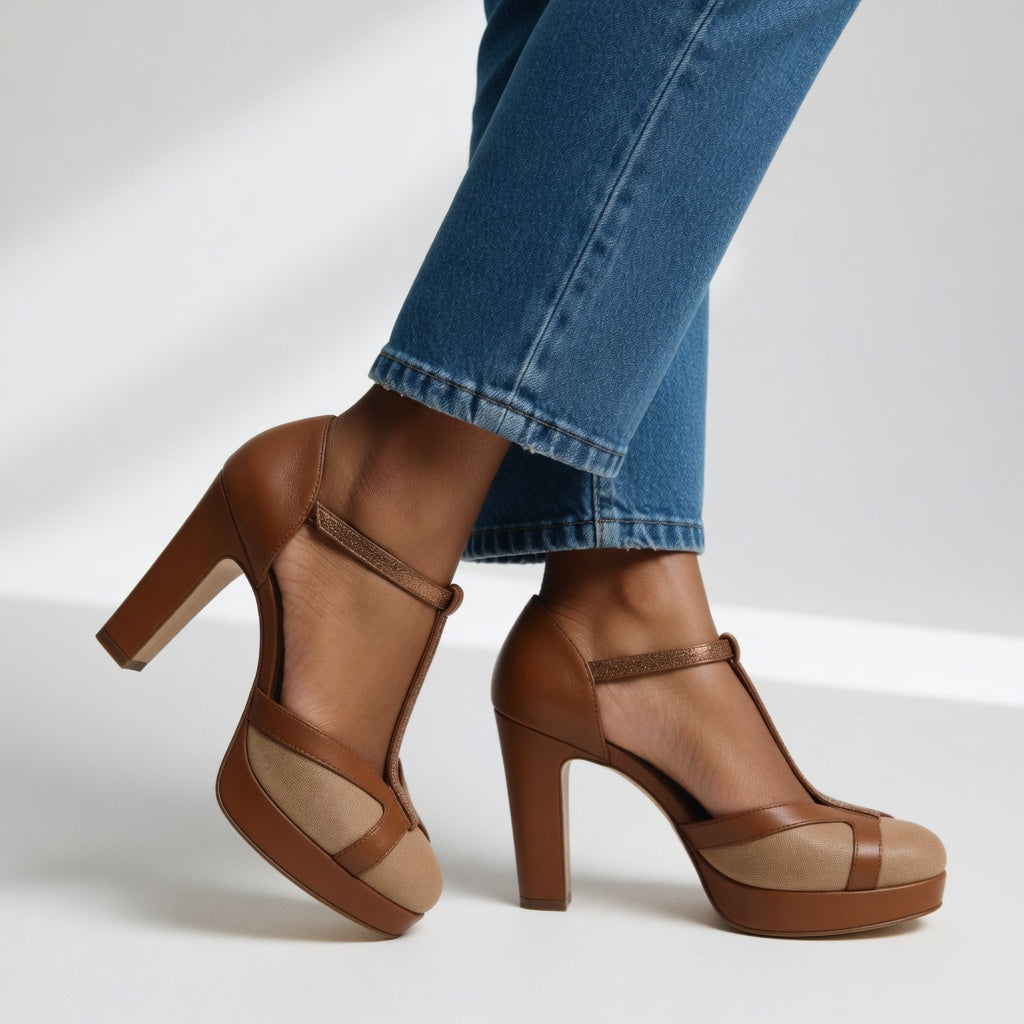 Maelina – Décolleté rétro con supporto ergonomico