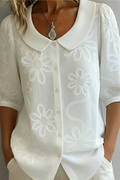 Carolina - Blusa Elegante Media Manga