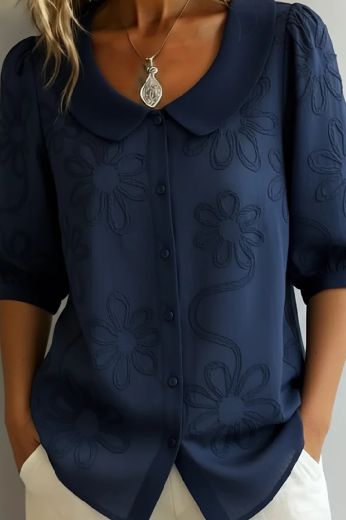 Blusa Media Manga Elegante - Sofia. Bellemont