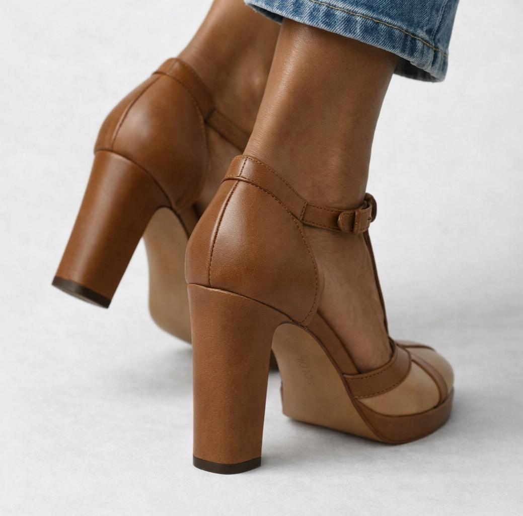 Maelina – Décolleté rétro con supporto ergonomico