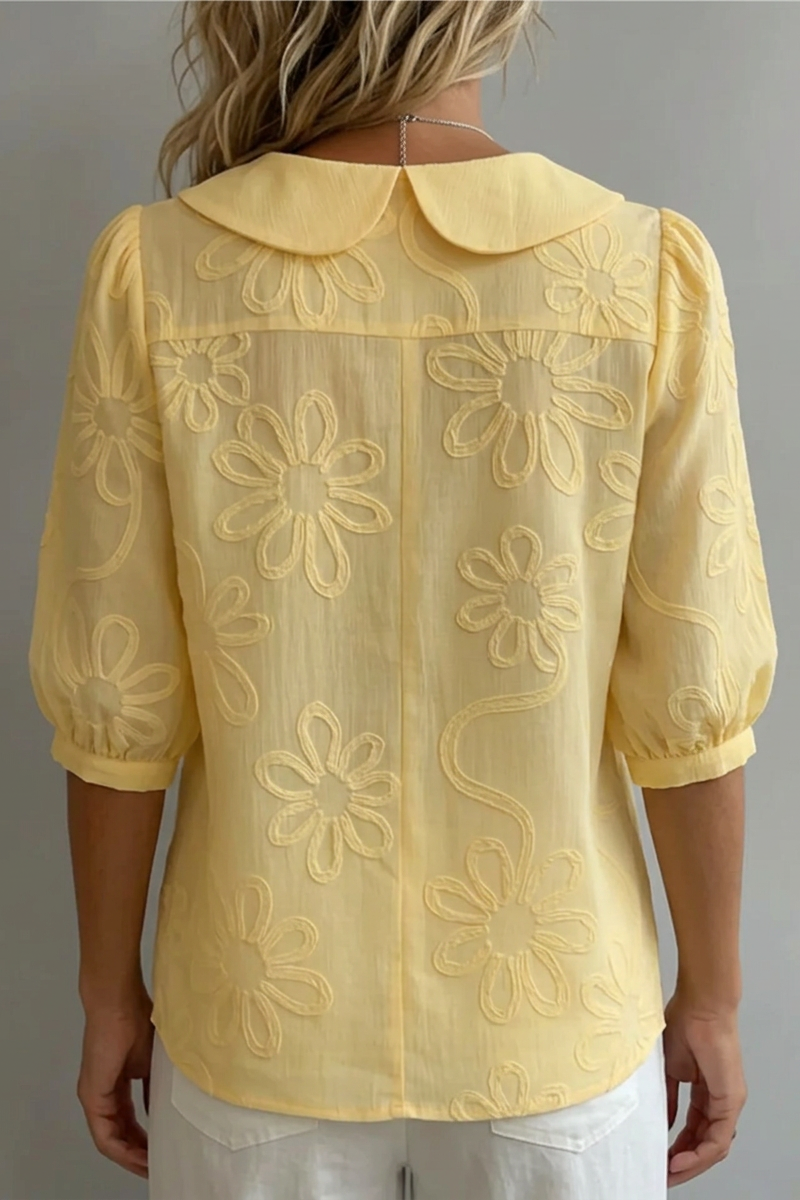 Blusa Media Manga Elegante - Sofia. Bellemont